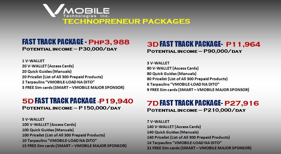 vMobile Packages