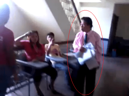 Violent Professor from Montessori Professional College